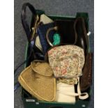 Box of assorted vintage ladies handbags. (B.P. 24% incl.
