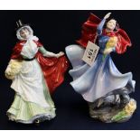 Two Royal Doulton bone china figurines to include 'Ladies of the British Isles' Wales HN3630,