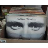 Box of assorted vinyl LP's Phil Collins, Kris Kristofferson, Roy Orbison, Elaine Paige,