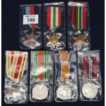 Collection of assorted Second World War medals to include 1939-45 war medal, defence medal,