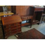 Three items of reproduction furniture to include an Edwardian style,