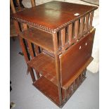 Early 20th century oak revolving bookcase. (B.P. 24% incl.