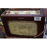 Vintage Dynaton Nomad portable transistor radio. (B.P. 24% incl.