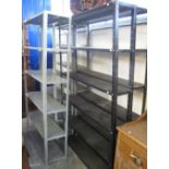 Five metal office shelving units. (5) (B.P. 24% incl.