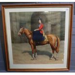 After Leonard Boden, A Portrait of Her Majesty Queen Elizabeth II mounted on her favourite horse,