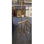 Two metal folding music stands. (2) (B.P. 24% incl.