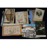 Bag of assorted topographical and other postcard silks etc. (B.P. 24% incl.