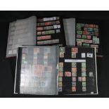 Three stockbooks of mint and used stamps Czech, German cols and Hungary. 100's of stamps. (B.P.