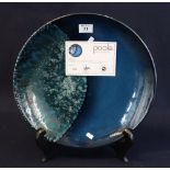 Poole pottery moon design plaque or dish,