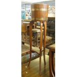 Oak coopered barrel on stand. (B.P. 24% incl.