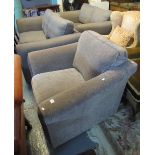 Modern upholstered two piece suite comprising large two seater sofa,