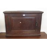 18th Century oak single door cupboard. (B.P. 24% incl.