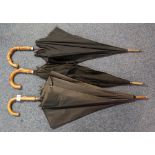 Three cane handled umbrellas. (3) (B.P. 24% incl.