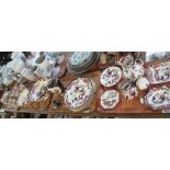 Four trays of Mason's Ironstone Mandalay design items, various to include; cups, saucers, bowls,