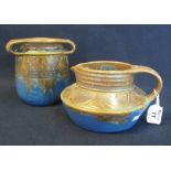 Two Denby ware pottery items to include;