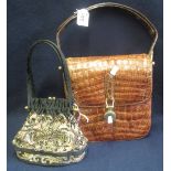 Two vintage handbags (1920's-40's),