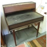 1960's/70's teak writing desk. (B.P. 24% incl.