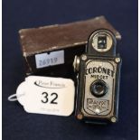 'Coronet' midget camera by Artic fuse and electrical Manufacturing Company,