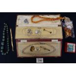 Bag of assorted costume jewellery items, various. (B.P. 24% incl.