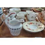 Collection of early Worcester porcelain mainly Flight, Barr & Barr to include; cups, saucers,
