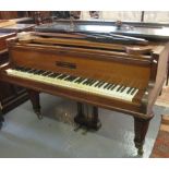 John Broadwood & Sons London oak framed grand piano. (B.P. 24% incl.