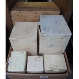 Box containing cherished teddies in original boxes. (B.P. 24% incl.