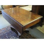 19th Century mahogany drop leaf breakfast table. (B.P. 24% incl.