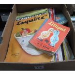 Box containing assorted vintage magazines, to inlcude; Lilliput, Esquire etc. (B.P. 24% incl.