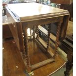 Early 20th Century barley twist gate legged table. (B.P. 24% incl.