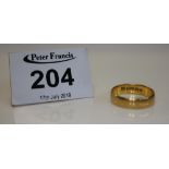 22ct gold ring, approx weight 4.6g. (B.P. 24% incl.