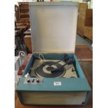 Vintage BSR travelling cased record player. (B.P. 24% incl.