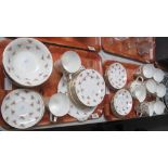 Two trays of Duchess bone china rose design teaware. (2) (B.P. 24% incl.