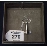 A silver Clogau keynote pendant. (B.P. 24% incl.