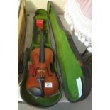 20th Century student violin the internal label marked 'Blessing Made in China'. (B.P. 24% incl.