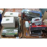 Two trays of diecast vehicles in original boxes to include; Atlas editions, army gun motor carriage,