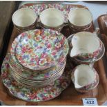 Tray of James Kent Ltd 'Dubarry' teaware. (B.P. 24% incl.