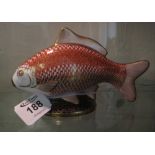 Royal Crown Derby carp paperweight. (B.P. 24% incl.
