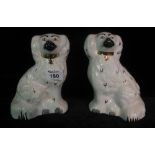 Pair of Beswick pottery fireside spaniels. (2) (B.P. 24% incl.