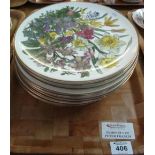 Set of 12 Franklin porcelain Royal Horticultural Society collectors plates. (12) (B.P. 24% incl.