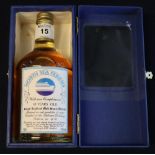 Presentation bottle of 18 year old single Highland malt scotch whisky,