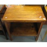 20th Century pine two tier occasional or side table. (B.P. 24% incl.