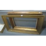 Two modern gilt picture frames. (2) (B.P. 24% incl.