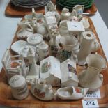 Tray of assorted crested ware, various. (B.P. 24% incl.