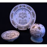 A group of three Aynsley bone china items,