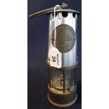 Protector Lamp & Lighting Company Ltd type 6 miners safety lamp, appearing unused. (B.P. 24% incl.