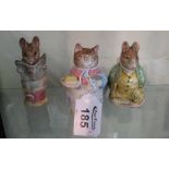 Three Beswick Beatrix Potter figurines to include; 'Ribby',