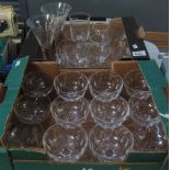 Two boxes of drinking glasses, various. (B.P. 24% incl.