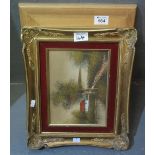 Two small framed furnishing pictures. (B.P. 24% incl.