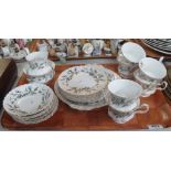 21 piece Royal Albert bone china 'Brigadoon' tea service. (B.P. 24% incl.