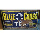 Original single sided enamel sign 'Blue Cross Tea'. 37 x 70cm approx. (B.P. 24% incl.